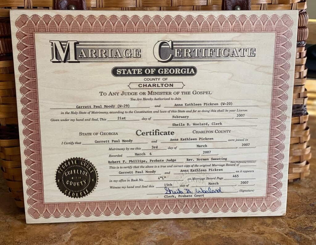 buy fake marriage certificate online