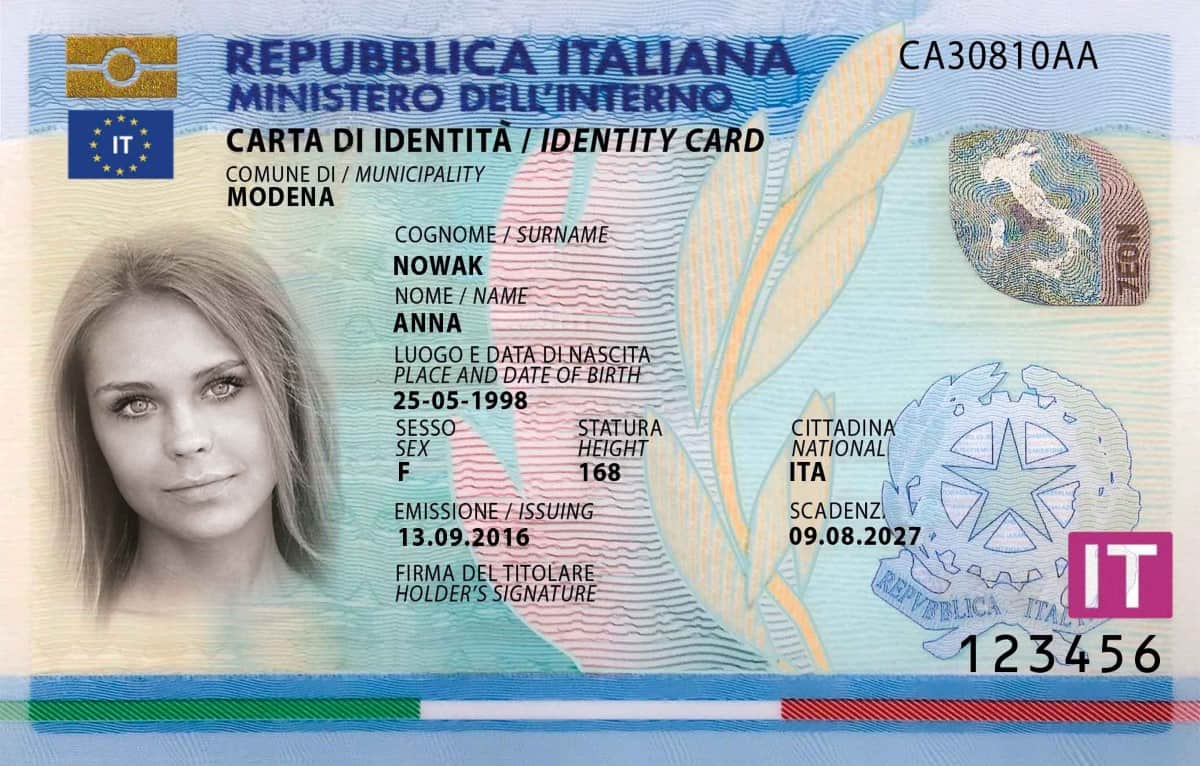 buy italian id card online